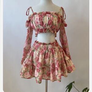 Alamour the Label XXS Shailee Flare Skirt Set